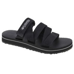Klapki na basen damskie, W Alava Slide Sandal. Czarne obuwie sportowe damskie Columbia, bez wzorów, z gumy, do pływania. Za 179.99 zł.
