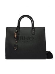 Liu Jo Torebka AA6149 ES029 Czarny. Czarne torebki do ręki damskie Liu Jo, bez wzorów, ze skóry, bez dodatków. Za 679.99 zł.