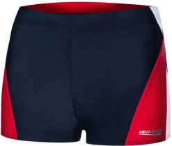 Spodenki pływackie męskie Aqua Speed Alex. Białe kąpielówki męskie Aqua-Speed, m, bez wzorów, z dzianiny, do pływania. Za 59.00 zł.