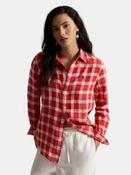 Polo Ralph Lauren Koszula 211970733500 Czerwony Classic Fit. Czerwone bluzki damskie Polo Ralph Lauren, xs, bez wzorów, ze lnu, bez kołnierzyka, bez ramiączek. Za 859.99 zł.