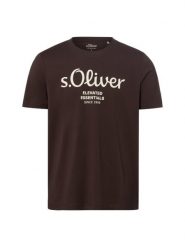 S.Oliver koszulka Mężczyźni Bawełna (100%) brązowy, L. Brązowe koszulki sportowe męskie S.Oliver, l, bez wzorów, z bawełny, bez kołnierzyka, bez ramiączek. Za 69.95 zł.
