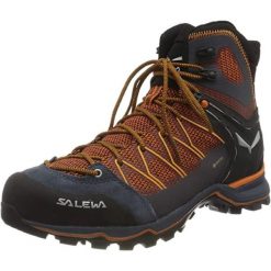 Buty trekkingowe męskie Salewa MS Mtn Trainer Lite Mid Gtx. Brązowe trekkingi męskie Salewa, za kostkę, trekkingowe. W wyprzedaży za 883.15 zł.