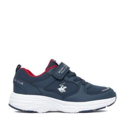 Sneakersy Beverly Hills Polo Club. Niebieskie trampki i tenisówki chłopięce Beverly Hills Polo Club, bez wzorów, bez zapięcia. Za 129.99 zł.