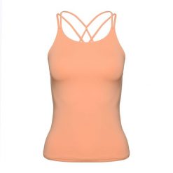 Tank top treningowy damski Gymshark Studio Tank. Czerwone koszulki sportowe damskie GYMSHARK, bez wzorów, bez kołnierzyka, bez ramiączek. Za 109.99 zł.