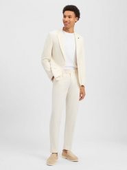 Finshley & Harding London Garnitur - Brixdon-11-Hudson Mężczyźni Slim Fit biały, 54. Białe garnitury męskie Finshley & Harding London, bez wzorów, eleganckie. Za 479.95 zł.