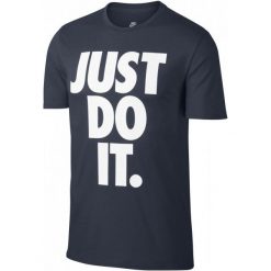 Nike T-Shirt M Nsw Tee Just Do It Thunder Blue White L. Koszulki sportowe męskie marki Nike. W wyprzedaży za 85.00 zł.