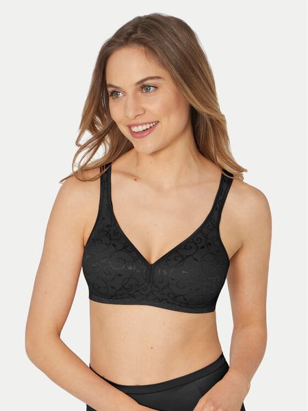 Triumph Biustonosz bezszwowy Elegant Cotton 10100175 Czarny. Czarne biustonosze Triumph, bez wzorów, z syntetyku. Za 143.20 zł.