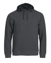 Clique Classic Hoody bluza z kapturem – anthracite melange. Szare bluzy męskie CLIQUE, l, bez wzorów, z bawełny, z kapturem. Za 223.02 zł.
