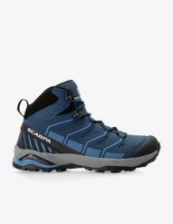 Buty turystyczne Scarpa Maverick Mid GTX - blue/light blue. Niebieskie trekkingi męskie Salomon. Za 749.48 zł.