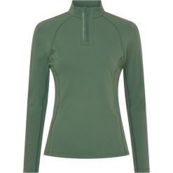 Damska koszulka jeździecka z zamkiem 1/2 Catago Bree. Zielone t-shirty damskie CATAGO, xs, bez wzorów, z jersey, bez kołnierzyka. Za 266.50 zł.