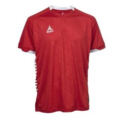 SELECT Męska koszulka piłkarska Spain. Czerwone koszulki sportowe męskie Select, l, bez wzorów, bez kołnierzyka, bez ramiączek, do piłki nożnej. Za 151.00 zł.