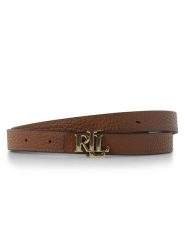 Lauren Ralph Lauren dwustronny pasek skórzany Kobiety skóra brązowy|czarny, XS. Brązowe paski damskie Lauren Ralph Lauren, bez wzorów, ze skóry. Za 479.95 zł.