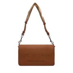 Torebka LOVE MOSCHINO. Brązowe torebki do ręki damskie Love Moschino, bez wzorów, klasyczne, bez dodatków. Za 839.99 zł.