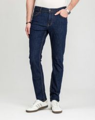 Męskie Spodnie Jeansowe Mustang Style Vegas Slim Denim Blue 1018015 5000 901. Niebieskie spodnie materiałowe męskie Mustang, l, bez wzorów, z denimu. Za 189.99 zł.