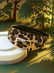 Pasek - brązowy. Brązowe paski damskie Sinsay, bez wzorów. Za 19.99 zł.