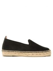 Manebi Espadryle Suede Flat Espadrilles Czarny. Czarne espadryle damskie Manebi, bez wzorów, ze skóry, bez obcasa, bez zapięcia. Za 379.99 zł.