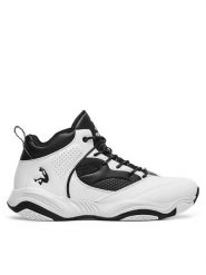 SHAQ Buty do koszykówki CEO-SPIN MOVE AQ95001M-W Biały. Białe buty sportowe męskie Shaq, z materiału, bez zapięcia, do koszykówki. Za 249.99 zł.