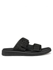 Geox Klapki U Xand 2S U46BGA 00032 C9999 Czarny. Czarne klapki męskie Geox, z nubiku. Za 209.99 zł.