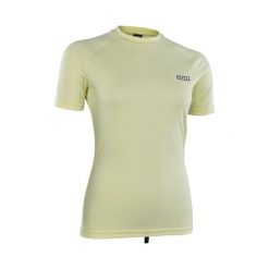 Koszulka damska ION Rashguard Lycra SS. Żółte koszulki sportowe damskie ION, bez wzorów, z lycry, sportowe, bez kołnierzyka. Za 179.00 zł.