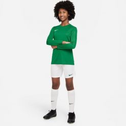 Spodnie treningowe chłopięce Nike Dry Park Iii JR. Białe spodnie materiałowe dla chłopców Nike, na lato, bez wzorów, z dzianiny. Za 92.70 zł.
