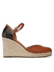 Liu Jo Espadryle Damita 01 SA3087 EX111 Brązowy. Brązowe sandały damskie Liu Jo, bez wzorów, ze skóry, bez obcasa, bez zapięcia. Za 779.99 zł.