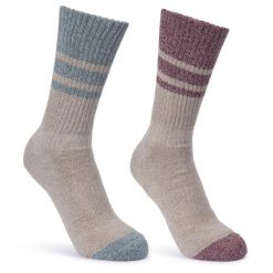 Trespass Hadley - Skarpetki damskie Spruce Green / Dark Cherry. Brązowe skarpety damskie Trespass, bez wzorów, z bawełny. Za 203.99 zł.