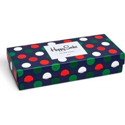 Happy Socks - Skarpetki Holiday Big Dot Gift Box (4-pak). Szare skarpety damskie Happy Socks. Za 119.90 zł.