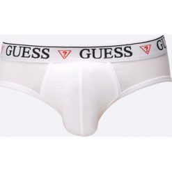 Guess Jeans - Slipy (3-pack). Czarne slipki męskie Guess Jeans, l, z aplikacjami, z bawełny. W wyprzedaży za 129.90 zł.
