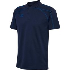 Polo Hummel Move 2.0. Niebieskie koszulki polo męskie Hummel, m, bez wzorów, sportowe, bez ramiączek. Za 250.00 zł.