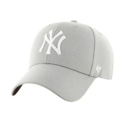 Damska czapka z daszkiem 47 Brand MLB New York Yankees MVP Cap. Szare czapki i kapelusze damskie 47 Brand, bez wzorów, z wełny. Za 167.00 zł.