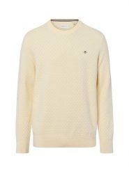Gant Sweter z dzianiny Kobiety Bawełna żółty, XXL. Żółte swetry damskie GANT, xxl, bez wzorów, z bawełny, eleganckie, bez kołnierzyka, bez ramiączek, bez kaptura. Za 479.95 zł.