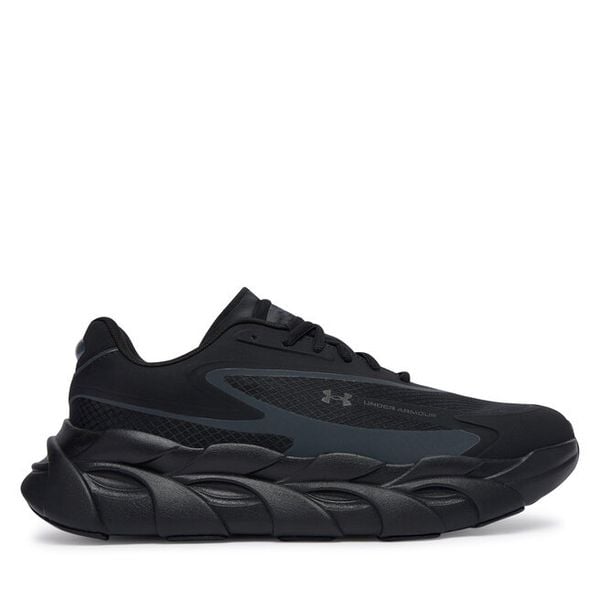 Buty do biegania Under Armour. Czarne buty sportowe męskie Under Armour, bez zapięcia, do biegania. Za 483.99 zł.