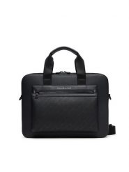 Tommy Hilfiger Torba na laptopa Th Monogram Computer Bag AM0AM13835 Czarny. Czarne torby na laptopa męskie Tommy Hilfiger, bez wzorów, ze skóry. Za 669.99 zł.