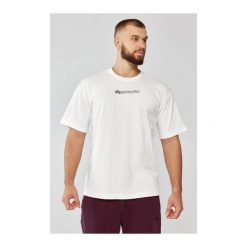 Męski t-shirt oversize Rough Radical Travel. Białe t-shirty męskie ROUGH RADICAL, m, bez wzorów, bez kołnierzyka. Za 111.92 zł.