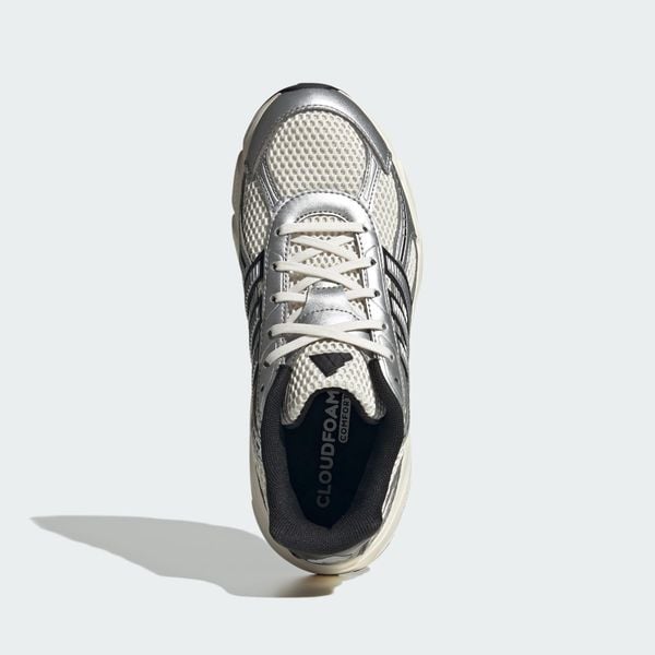 BUTY TECHNOCHAOS 2000. Białe obuwie sportowe damskie Adidas, bez wzorów, z gumy, do biegania. Za 369.00 zł.