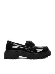 MEXX Loafersy EO-WS6035-01 Czarny. Czarne mokasyny damskie Mexx, z lakierowanej skóry. Za 359.99 zł.