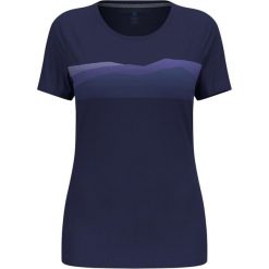 Koszulka damska Odlo F-DRY RIDGELINE T-shirt crew neck s/s. Szare t-shirty damskie Odlo, l, bez wzorów, z materiału, bez kołnierzyka. Za 269.99 zł.
