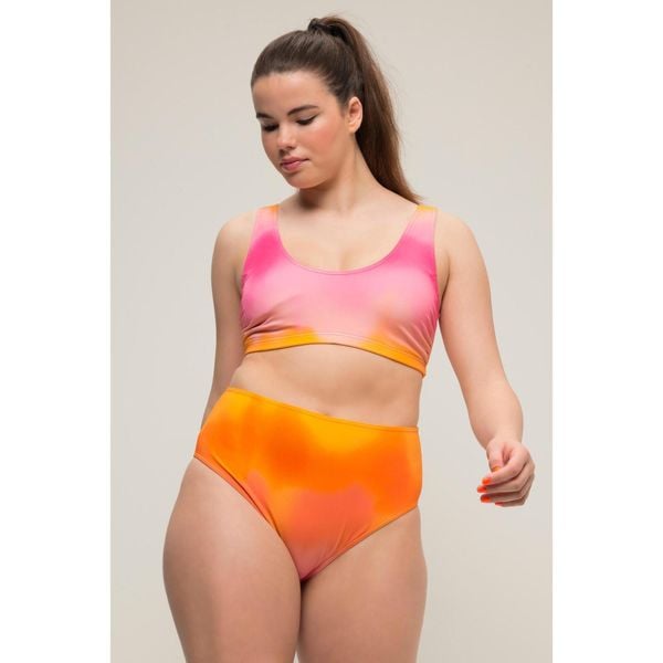 Damskie Figi od bikini krój z wysokim stanem cieniowanie. Brązowe bikini damskie Ulla Popken, plus size, bez wzorów, plus size. Za 93.99 zł.