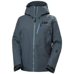 Damska kurtka turystyczna Helly Hansen Odin 9 Worlds 3.0. Szare kurtki snowboardowe damskie Helly Hansen, l, bez wzorów, z hardshellu, bez kaptura, narciarskie. Za 1,729.50 zł.