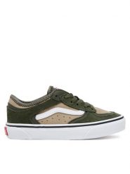 Vans Tenisówki Rowley Classic VN000SFB50K1 Zielony. Zielone buty sportowe chłopięce Vans, bez wzorów, ze skóry, bez zapięcia, tenisowe. Za 159.99 zł.