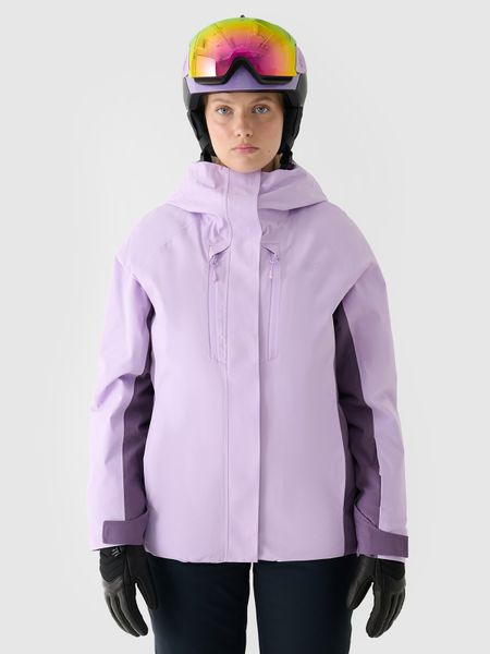 4F Kurtka narciarska membrana NeoDry 10000 damska - fioletowa XXL. Fioletowe kurtki damskie 4f, na zimę, m, bez wzorów, z dzianiny, z kapturem, narciarskie. Za 599.99 zł.