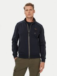 Aeronautica Militare Bluza 262FE2138UF00691 Granatowy Regular Fit. Niebieskie bluzy męskie Aeronautica Militare, l, bez wzorów, z wiskozy, bez kaptura. Za 714.99 zł.