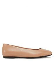 ECCO Baleriny Margot 23432301084 Beżowy. Brązowe baleriny damskie ecco, bez wzorów, ze skóry, bez obcasa. Za 379.99 zł.