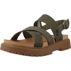 Sandały TIMBERLAND TB0A2KZ5EO61 Zielony. Zielone sandały damskie Timberland, trekkingowe. Za 405.99 zł.