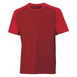 Wilson Koszulka Sportowa M Solana Colorblock Crew Terra Red S. Czerwone koszulki sportowe męskie Wilson, ze skóry. W wyprzedaży za 96.00 zł.
