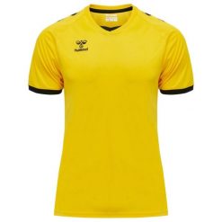 Koszulka Hummel hmlhmlCORE volley. Żółte koszulki sportowe męskie Hummel, m, bez wzorów, bez kołnierzyka, bez ramiączek, na fitness i siłownię. Za 136.50 zł.