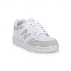 New Balance Sneakersy Unisex Buty Lifestyle - Ltz - Skóra / Tekstyl Dorosłych. Białe buty sportowe męskie New Balance, z materiału, bez zapięcia. W wyprzedaży za 396.10 zł.