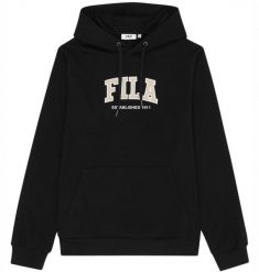 Fila Bluza męska Rifredi czarna FAM1218 80010 XL. Czarne bluzy męskie Fila, m, bez wzorów, bez kaptura. Za 207.35 zł.