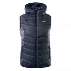 Kamizelka damska pikowana Hi-Tec Lady Solnis - czarna, Rozmiar XL. Czarne kurtki damskie Hi-tec, na jesień, uniwersalny, bez wzorów, bez kaptura. Za 134.99 zł.