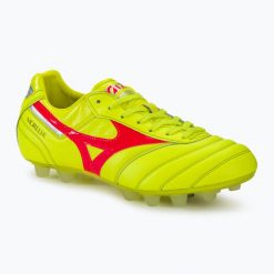 Buty piłkarskie męskie Mizuno Morelia II Japan Md. Żółte buty sportowe męskie Mizuno, bez zapięcia, do piłki nożnej. Za 1,049.00 zł.